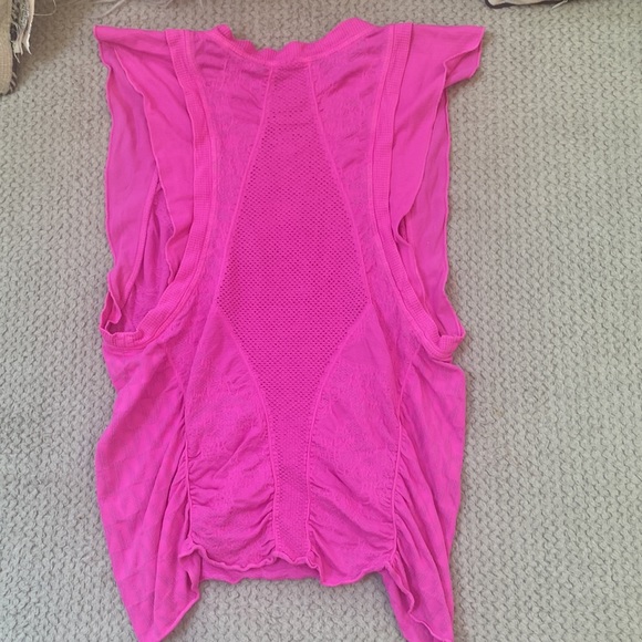 NEW🌺free people second love sleeveless flirty muscle mesh tee - Picture 12 of 16